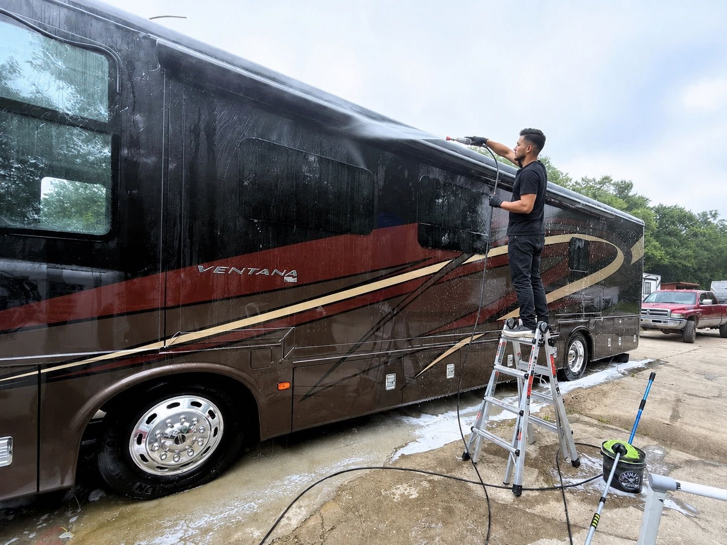 Foam wheel wash — Capital Shine Detailing